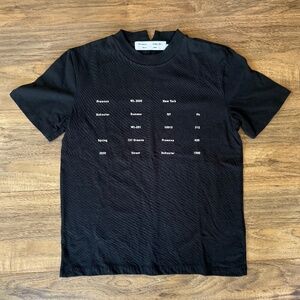 NWOT - Proenza Schouler Black Address T-Shirt XS